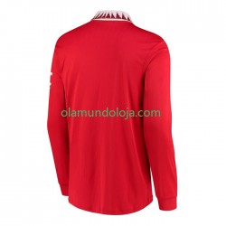 Camisola Manchester United Homem Equipamento Primeiro 2022-2023 Manga Comprida